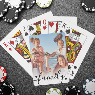 Jeu De Cartes Créez Votre Propre Photo de Famille