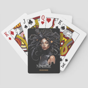 Jeu De Cartes Créez Votre Propre Reine Afro-Américaine Scorpion