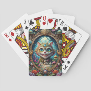 Jeu De Cartes Créez Votre Propre Reine Fantaisiste Chat du Chesh