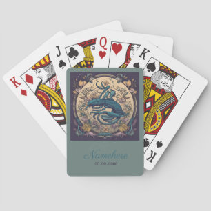 Jeu De Cartes Créez votre propre Scorpio Art Nouveau Zodiac
