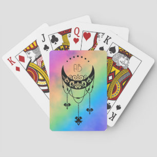 Jeu De Cartes Créez votre propre silhouette de lune de bois en f