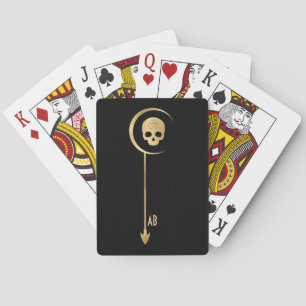 Jeu De Cartes Créez votre propre tarot de mort d'arcane d'or