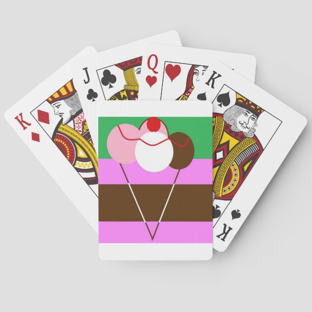 Jeu De Cartes crème chocolatée à la fraise (dos)
