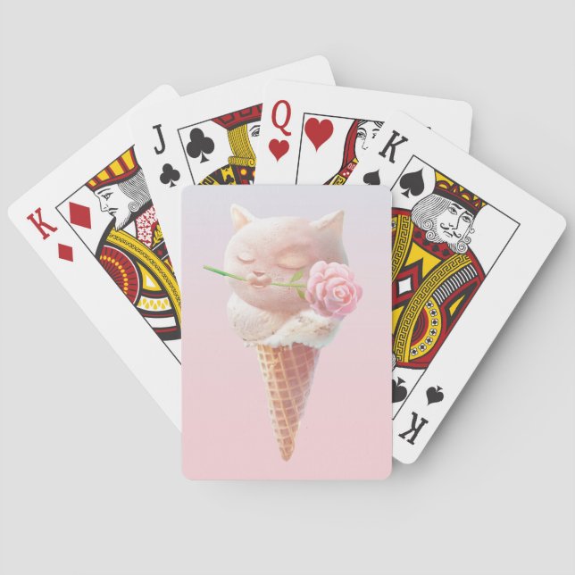 Jeu De Cartes Crème de glace Kitty - Rosy & Dreamy (dos)