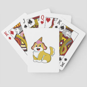 Jeu De Cartes Crème glacée Chien avec gaufre