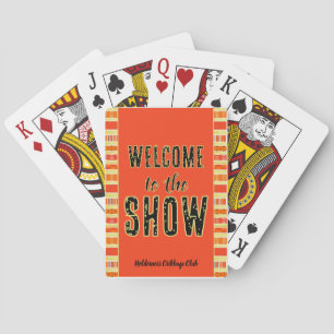 Jeu De Cartes Cribbage Bienvenue au spectacle Personnalisé Orang