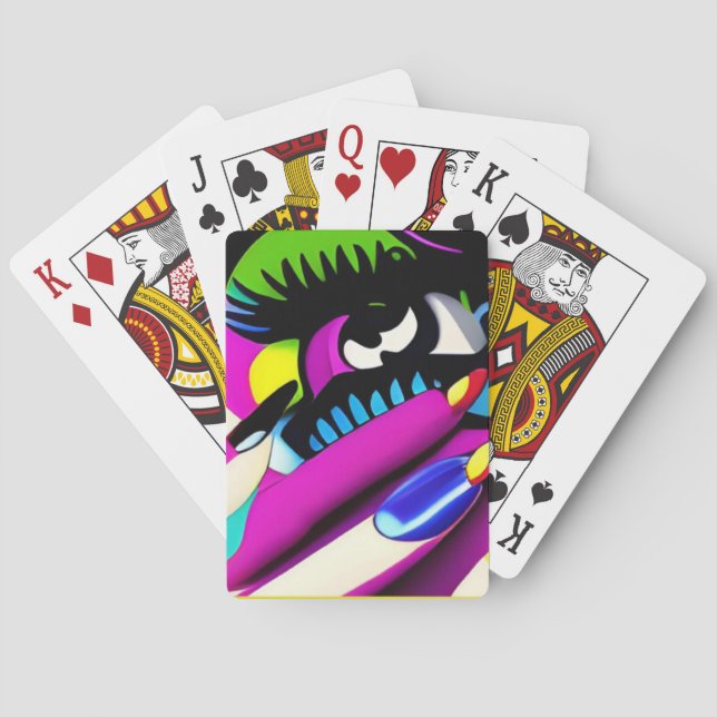 Jeu De Cartes crier pour vous pshycodelic (dos)
