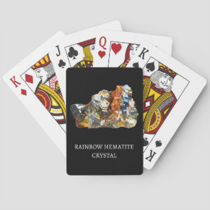 Jeu De Cartes Cristal d'hématite arc-en-ciel – Art de pierre pré