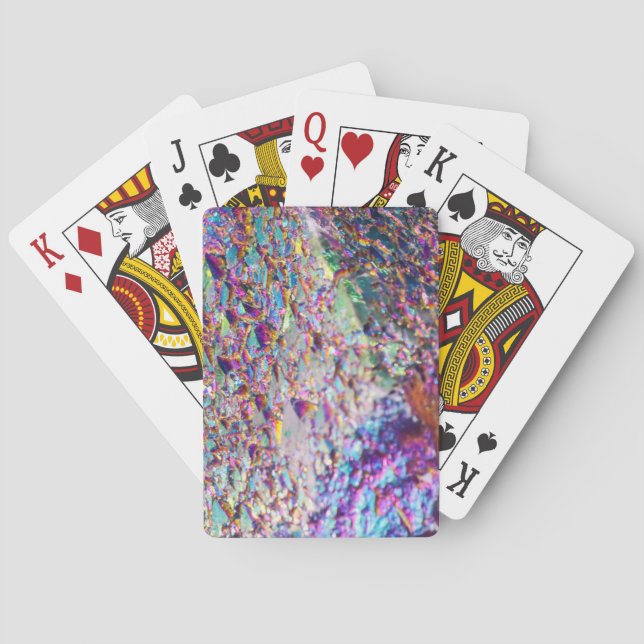Jeu De Cartes Cristaux arc-en-ciel Aura (dos)