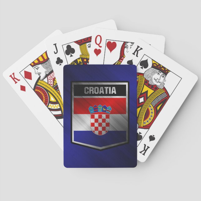 Jeu De Cartes Croatie (dos)