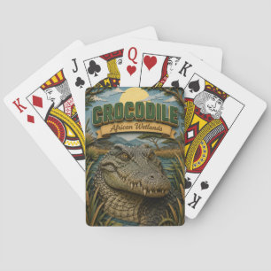 Jeu De Cartes Crocodile Zones Humides Africaines POPCUT