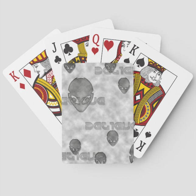 Jeu De Cartes Croire Alien (dos)