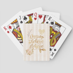 Jeu De Cartes Croire rêve atteindre