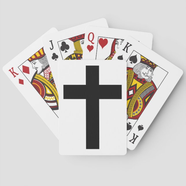 Jeu De Cartes Croix chrétienne (Symbole religieux) (dos)