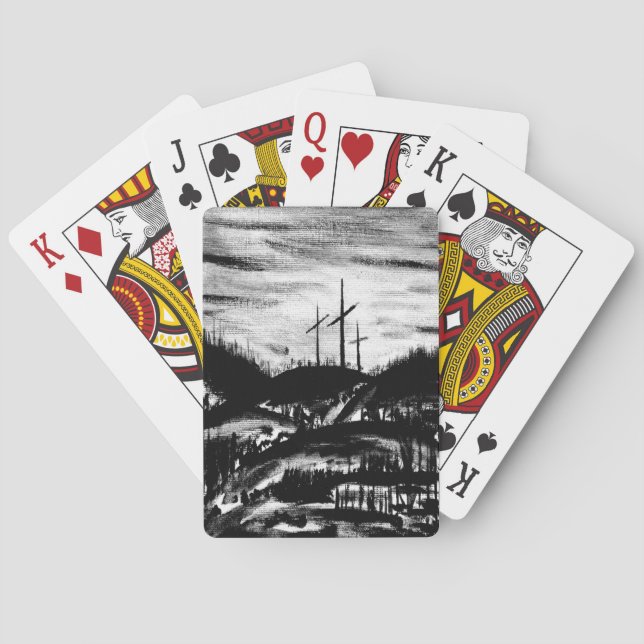 Jeu De Cartes Croix de Repos (dos)