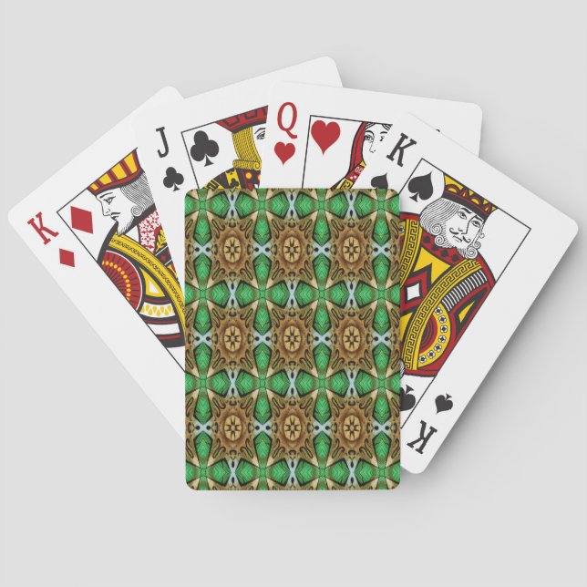 Jeu De Cartes Croix d'émeraude (dos)