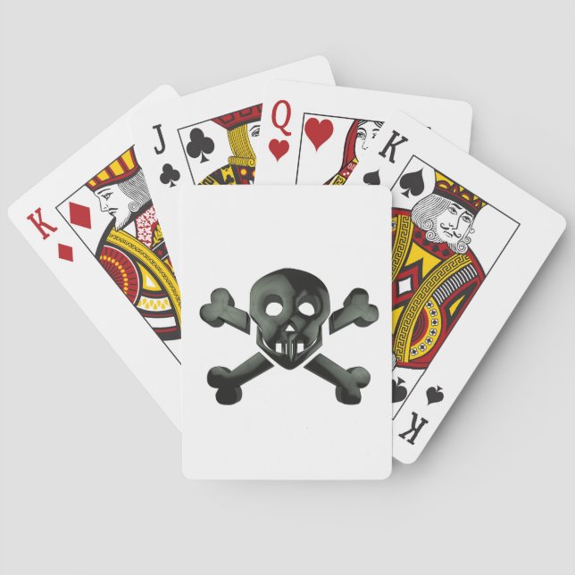 Jeu De Cartes croix du crâne (dos)