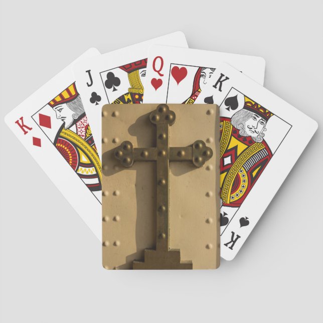 Jeu De Cartes Croix religieuse chrétienne, Irak (dos)
