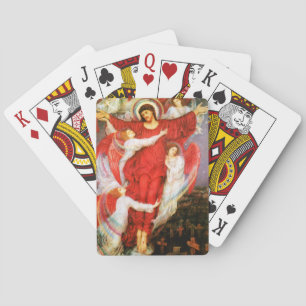 Jeu De Cartes Croix Rouge (Crucifixion de Jésus-Christ)