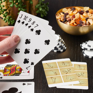 Jeu De Cartes Croquis d'instruments de musique
