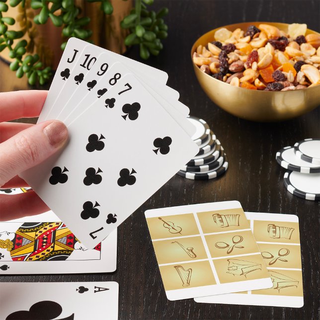 Jeu De Cartes Croquis d'instruments de musique (Créateur téléchargé)