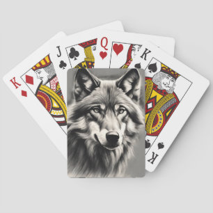 Jeu De Cartes Croquis Wolf