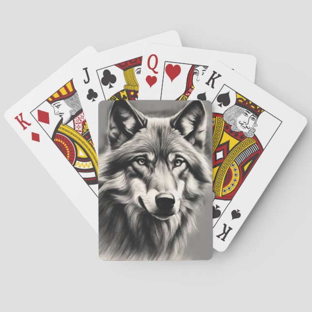 Jeu De Cartes Croquis Wolf (dos)