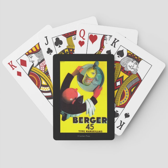 Jeu De Cartes Cru PosterEurope de Berger 45 (dos)