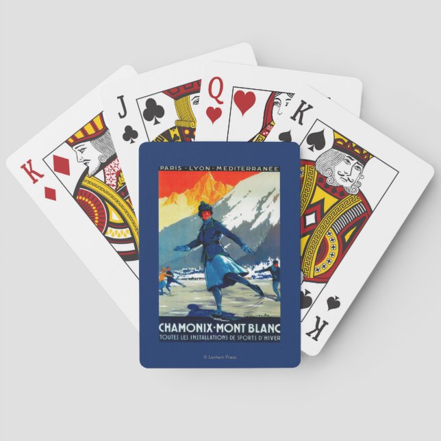 Jeu De Cartes Cru PosterEurope de Chamonix-Mont Blanc (dos)