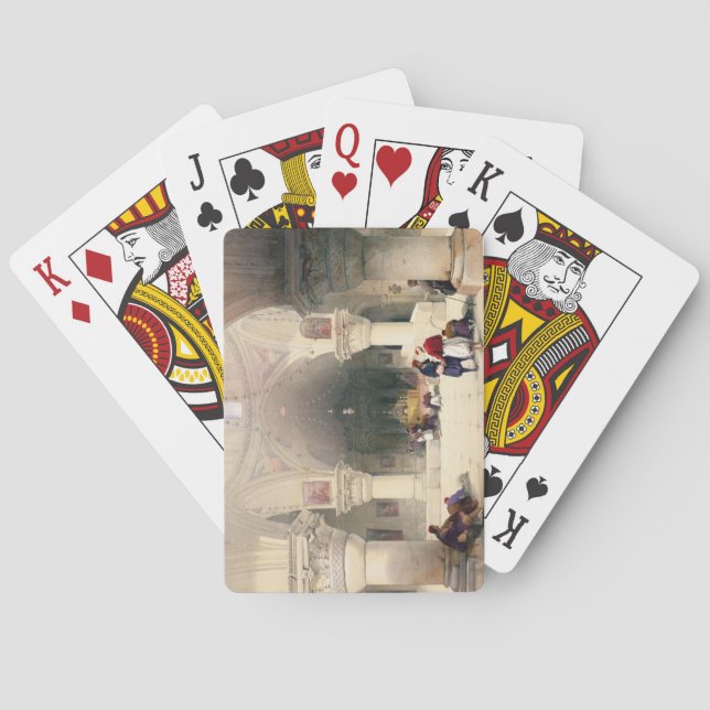 Jeu De Cartes Crypte du Saint-Sépulcre, Jérusalem, planche 20 f (dos)