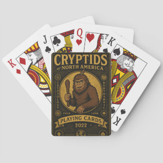 Jeu De Cartes Cryptides d'Amérique du Nord Jouer des cartes