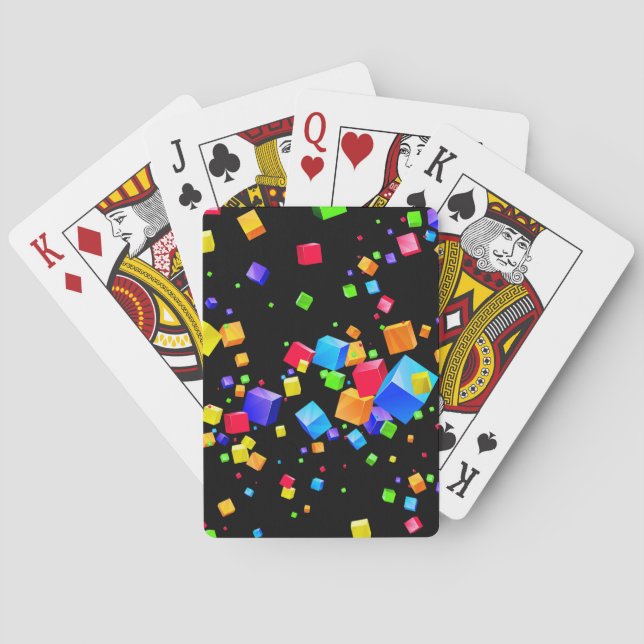 Jeu De Cartes Cubes colorés 2 (dos)