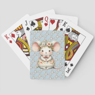 Jeu De Cartes Cuisine Florale Souris Couronne Fleur