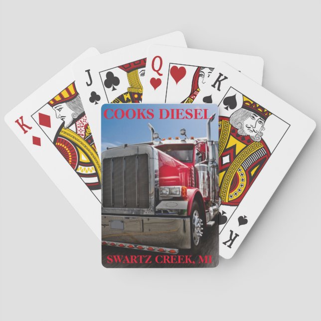 JEU DE CARTES CUISINES CARTES POKER DIESEL (dos)