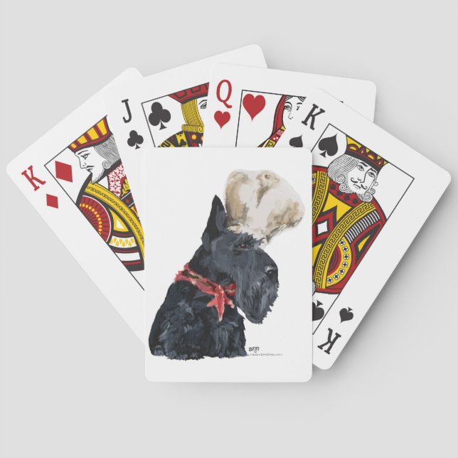 Jeu De Cartes Cuisinier Terrier Écossais (dos)