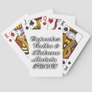 Jeu De Cartes Cupcakes Vodka Hakuna Matata FUNNY