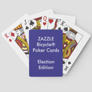Jeu De Cartes Custom Bicycle® Poker Playing Cards ELECTION