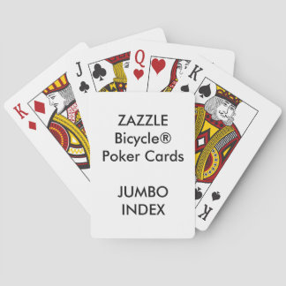 Jeu De Cartes Custom Bicycle® Poker Playing Cards JUMBO INDEX