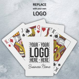 Jeu De Cartes Custom Business Logo Corporate Company Modern Cool