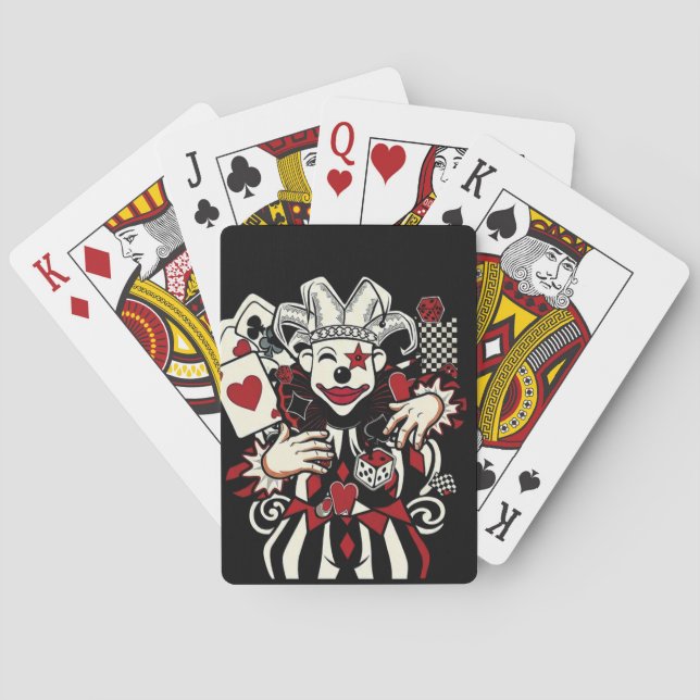 Jeu De Cartes Custom deck of playing cards with a Joker design (dos)