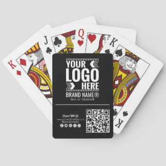 Jeu De Cartes Custom Logo, Business or Brand Logo Personalized 