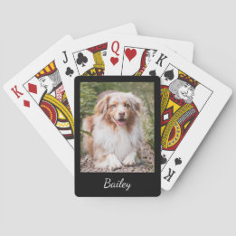 Jeu De Cartes Custom Pet Photo and Name Script