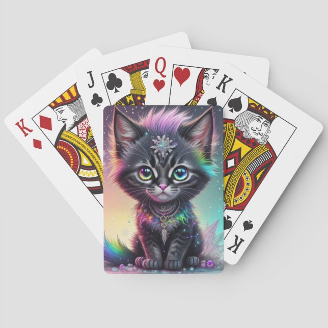 Jeu De Cartes Cute Ai Généré Kitten (dos)