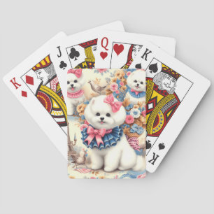 Jeu De Cartes Cute Bichon Frisé