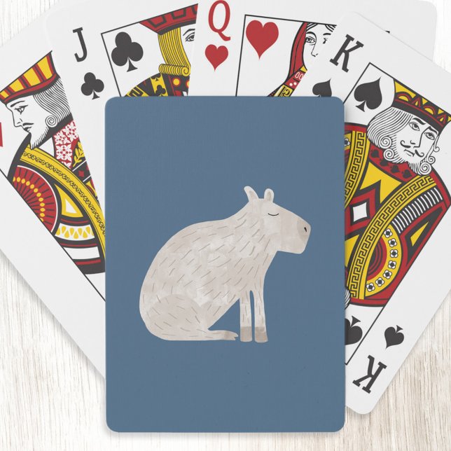 Jeu De Cartes Cute Capybara (Cute fun Capybara playing cards for animal lovers.)