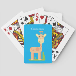 Jeu De Cartes Cute Giraffe Munching Thunder_Cove