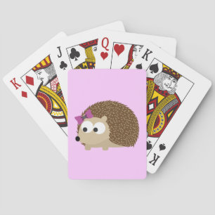 Jeu De Cartes Cute Girl Hedgehog