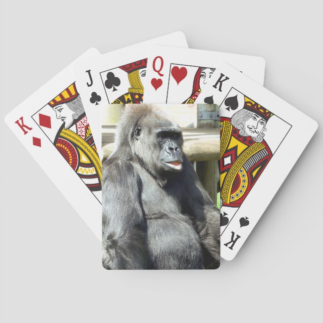 JEU DE CARTES CUTE GORILLA (dos)