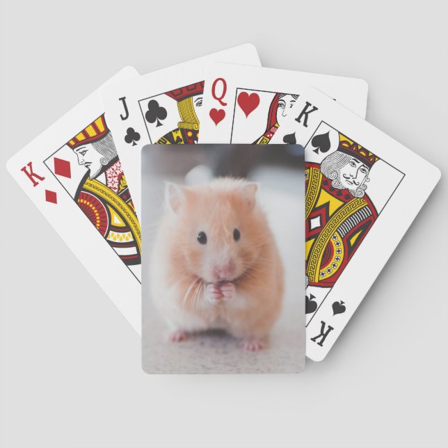 Jeu De Cartes Cute Hamster Aimer Animaux (dos)