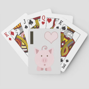 Jeu De Cartes Cute I coeurs Desgin